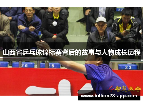 山西省乒乓球锦标赛背后的故事与人物成长历程