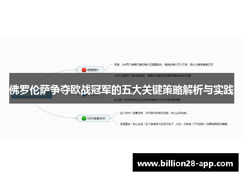 佛罗伦萨争夺欧战冠军的五大关键策略解析与实践